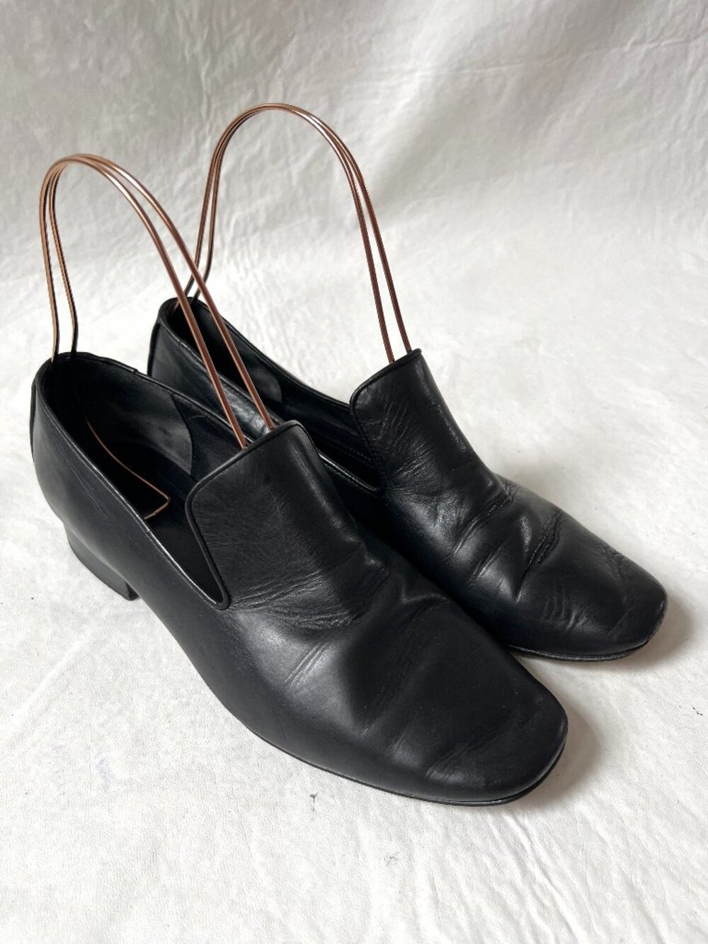 Rag and Bone slip on shoes Tate loafer black leather EU 39 US 9 womens low heel